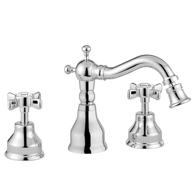 BUGNATESE 825CR Bugnatese Princeton 3 üléses bidet csaptelep kifolyóval króm színben