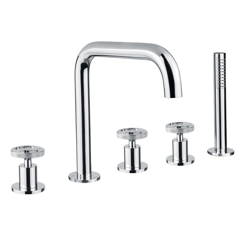 BUGNATESE 4580CR Bugnatese Millenovecinquanta Peremre szerelt 5 üléses kádcsaptelep króm színben