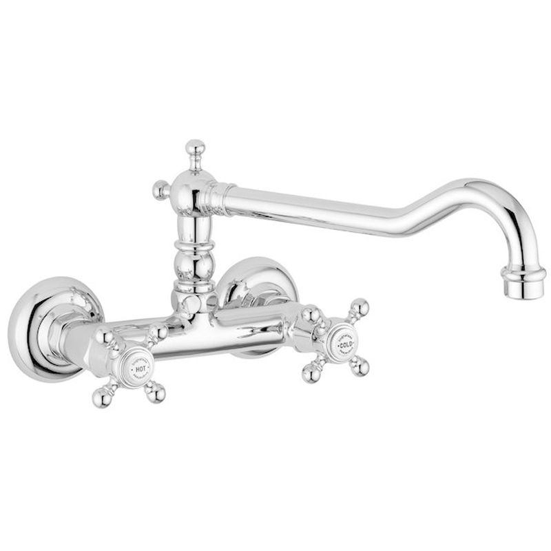 BUGNATESE 452CR REVIVAL Fali mosogatócsaptelep leeresztő nélkül króm színben