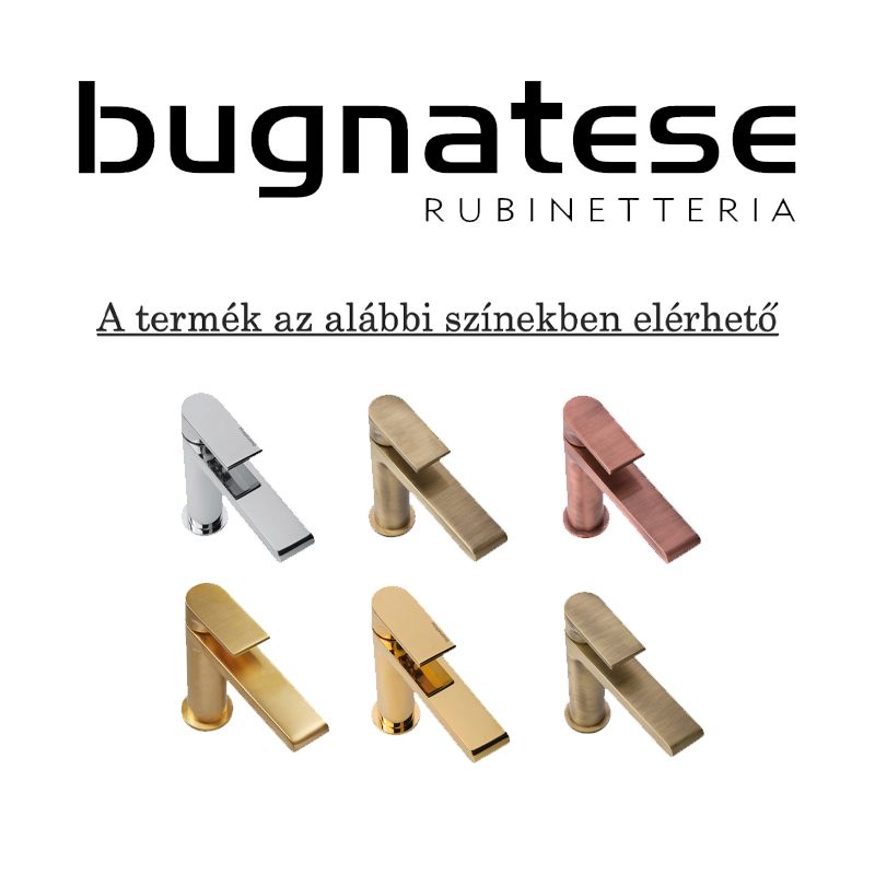 BUGNATESE 19712BO WELLNESS Zuhanyszett fali csatlakozással, 19150 zuhanyfejjel matt bronz színben