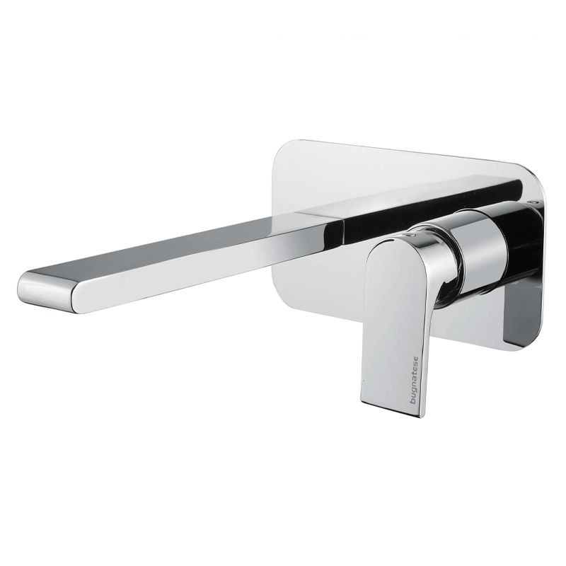 BUGNATESE 6643ECR Bugnatese Simple Fal alatti mosdócsaptelep 15,5 cm kifolyóval króm színben KÜLSŐ RÉSZ