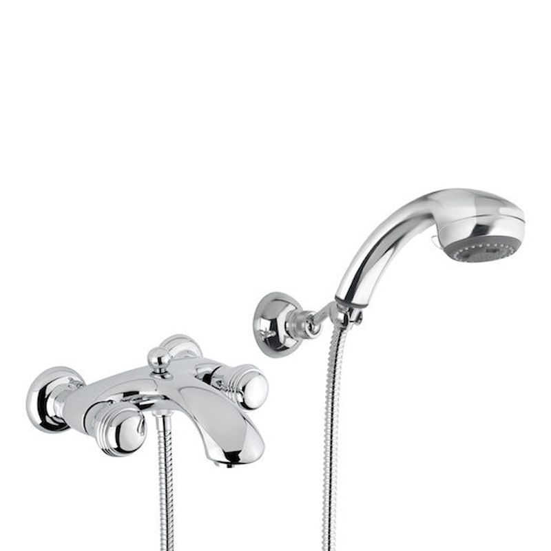 BUGNATESE 602ECR Bugnatese Axo ETERNITY Kádcsaptelep zuhanyszettel  króm színben