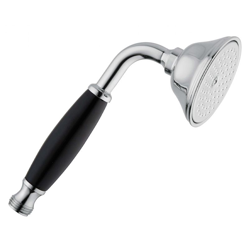 BUGNATESE 19744DO WELLNESS Kézi zuhanyfej fekete vagy fehér kerámia fogóval arany színben