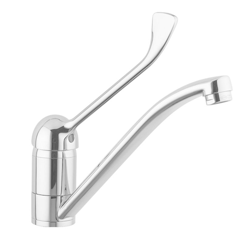 BUGNATESE 6582LCR XARA Álló mosogatócsaptelep klinikai karral leeresztő nélkül króm színben