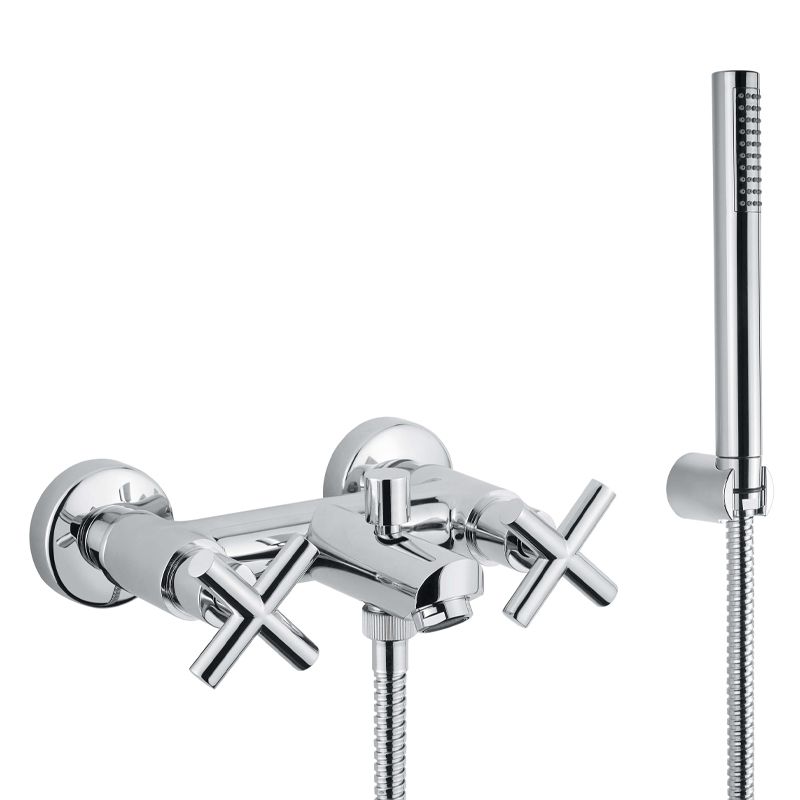 BUGNATESE 7300RA Bugnatese Rodos Kádcsaptelep zuhanyszettel rame színben