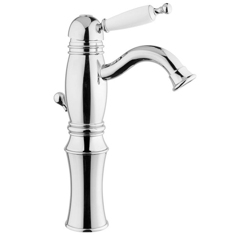 BUGNATESE 6327RA Bugnatese Oxford Magasított mosdócsaptelep leeresztővel rame színben