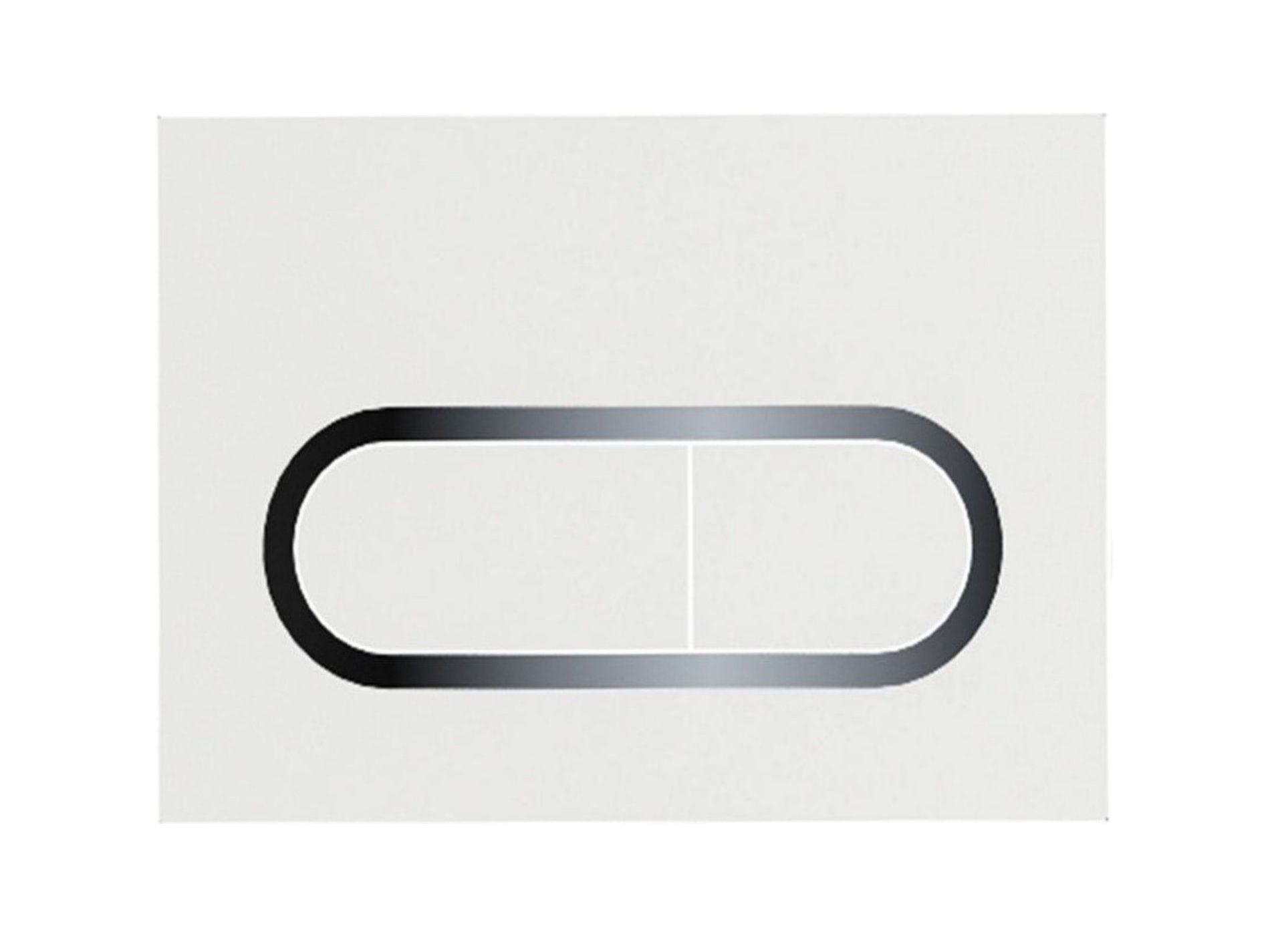 RAVAK X01455 Chrome nyomólap fehér