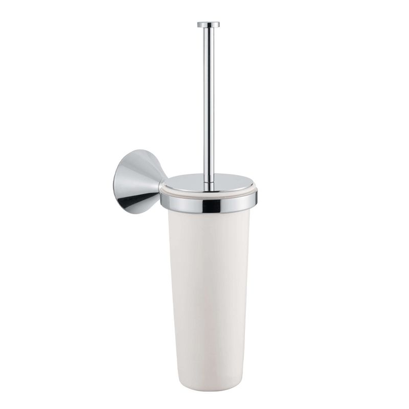 BUGNATESE 33825OS ORION Fali wc-kefetartó fehér kerámiatartóval szálcsiszolt arany színben