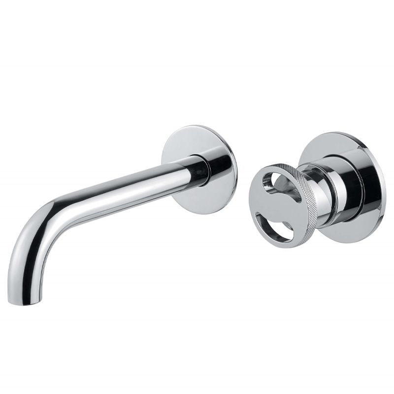 BUGNATESE 4645CR Bugnatese Millenovecinquanta Fal alatti mosdócsaptelep 19 cm kifolyóval króm színben