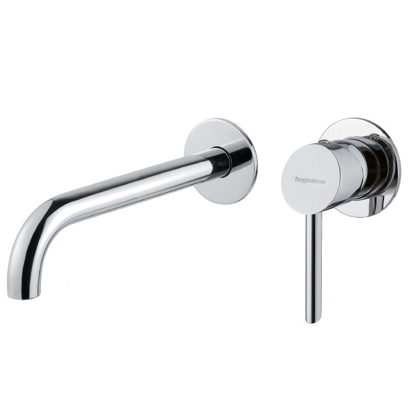 BUGNATESE 2165ECR Bugnatese Smart Fal alatti mosdócsaptelep 22 cm kifolyóval króm színben KÜLSŐ RÉSZ