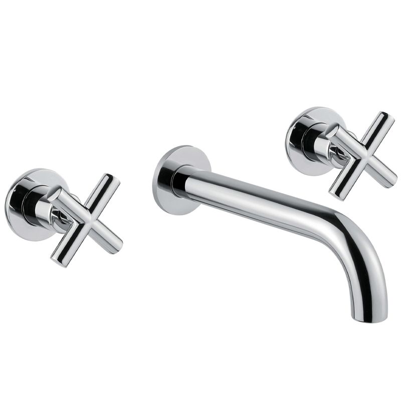 BUGNATESE 7365RA Bugnatese Rodos Fal alatti mosdócsaptelep 19 cm kifolyóval rame színben