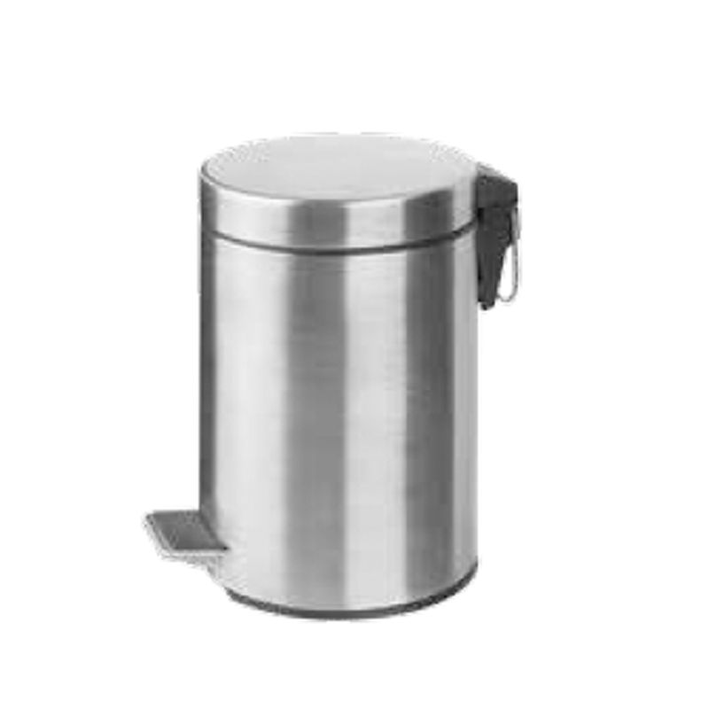 BUGNATESE 40100CR  Fürdőszobai szemetes kuka 5l; pedálos nyitással króm színben