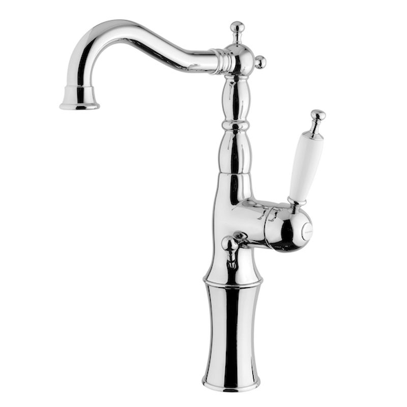 BUGNATESE 6317RA Bugnatese Oxford Magasított mosdócsaptelep leeresztővel rame színben