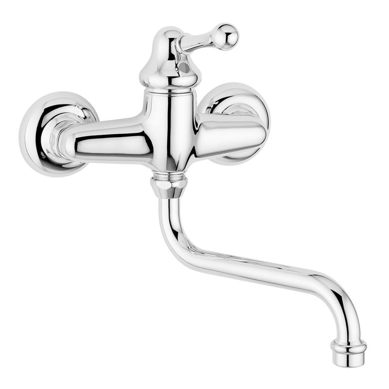 BUGNATESE 8940BR MAYA Fali mosogatócsaptelep leeresztő nélkül bronz színben