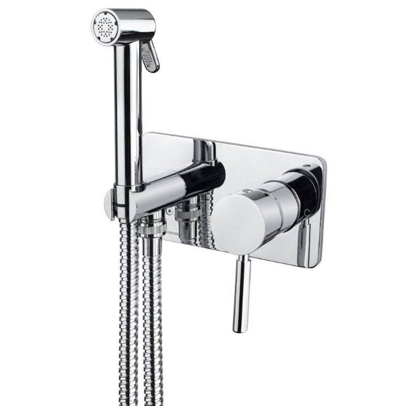 BUGNATESE 2266BR Bugnatese Kobuk Fali bidet csaptelep zuhanyszettel bronz színben
