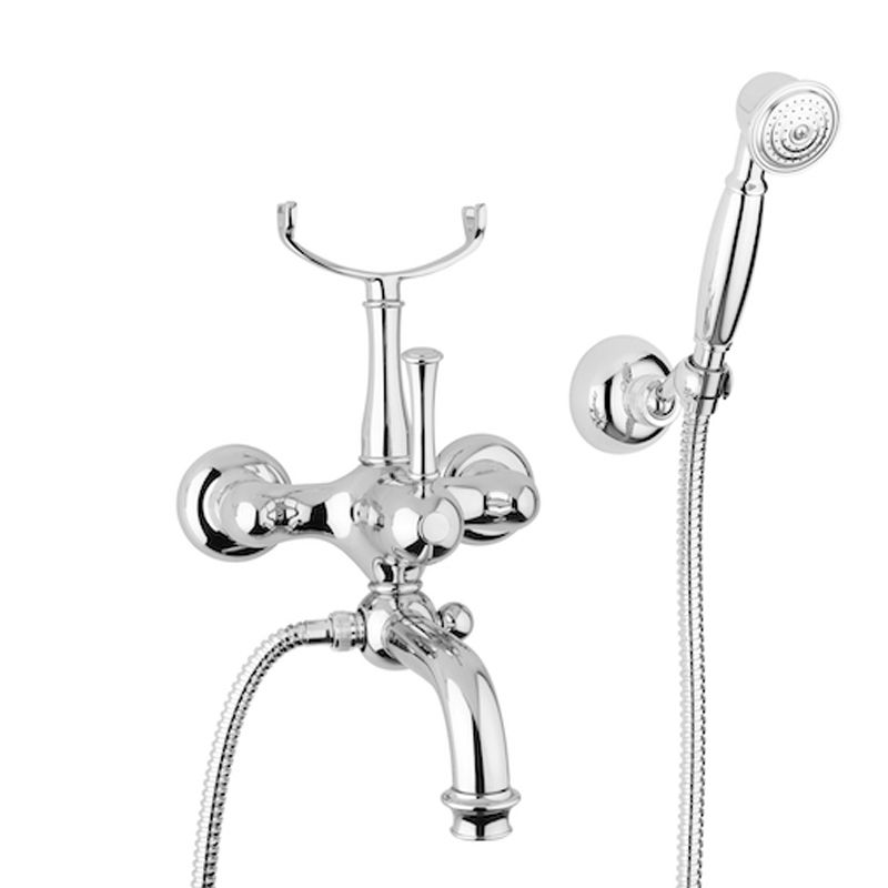 BUGNATESE 6402RA Bugnatese Denver Kádcsaptelep zuhanyszettel rame színben