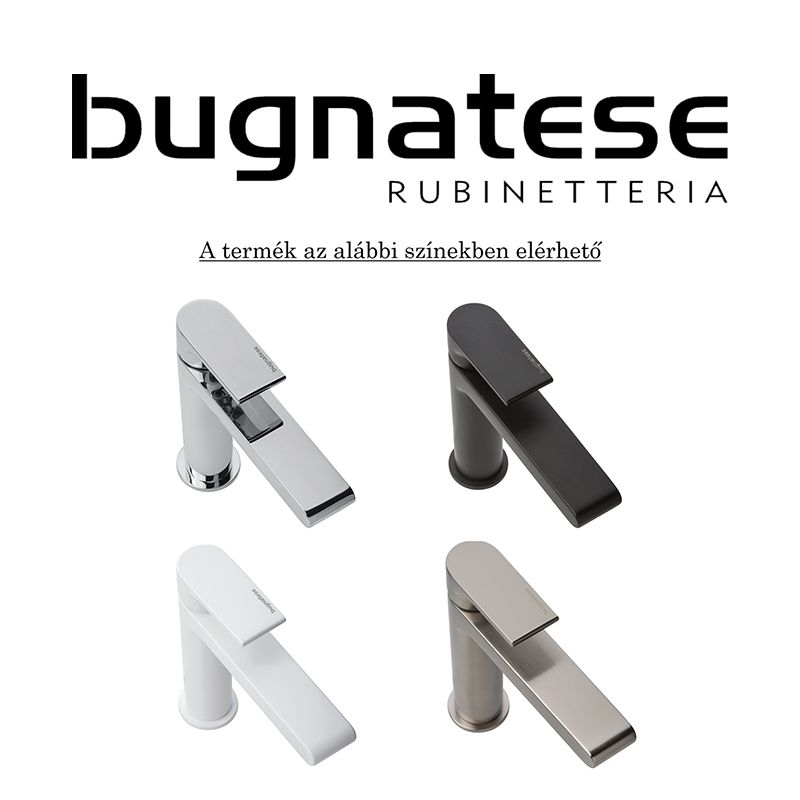 BUGNATESE 19131CR WELLNESS Szögletes zuhanykar (33,8 cm) króm színben