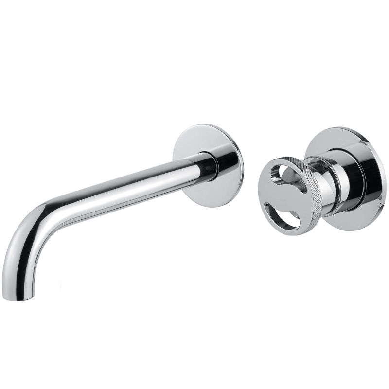 BUGNATESE 4646ECR Bugnatese Millenovecinquanta Fal alatti mosdócsaptelep 22 cm kifolyóval króm színben KÜLSŐ RÉSZ