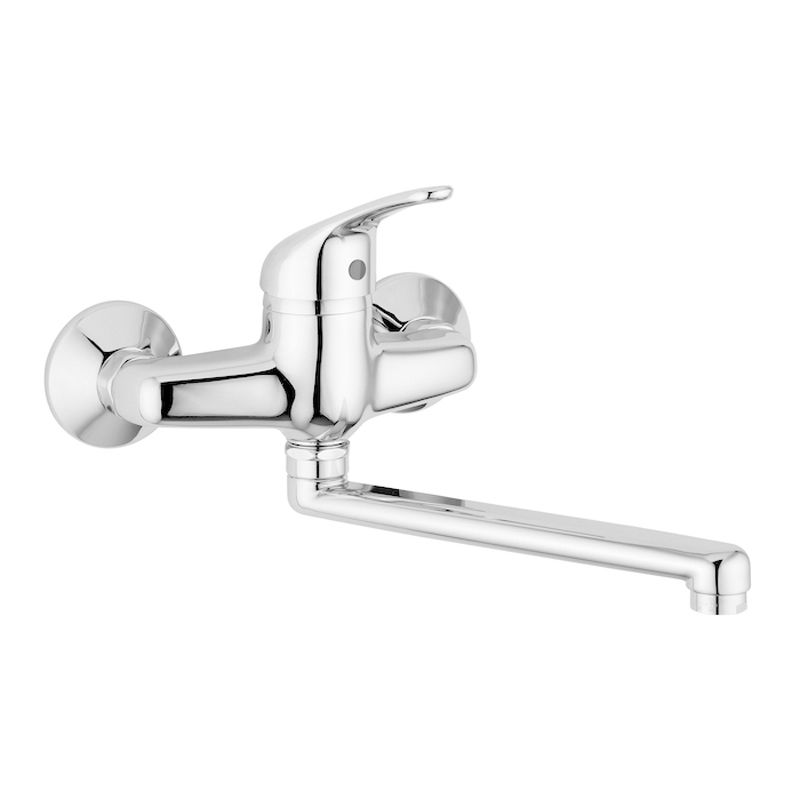 BUGNATESE 6540CR XARA Fali mosogatócsaptelep leeresztő nélkül 35 cm króm színben