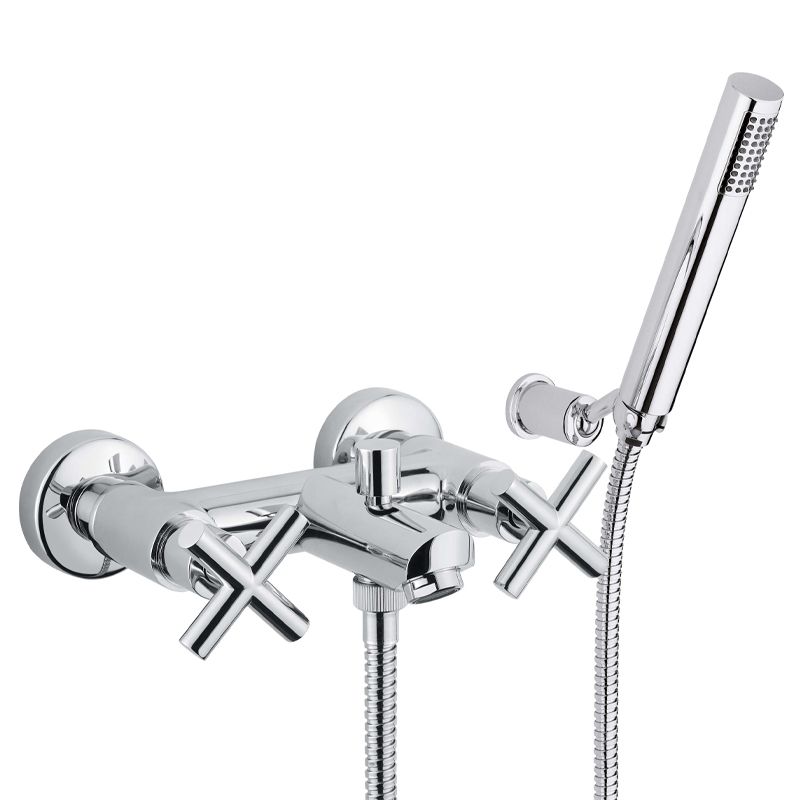 BUGNATESE 7302RA Bugnatese Rodos Kádcsaptelep zuhanyszettel rame színben