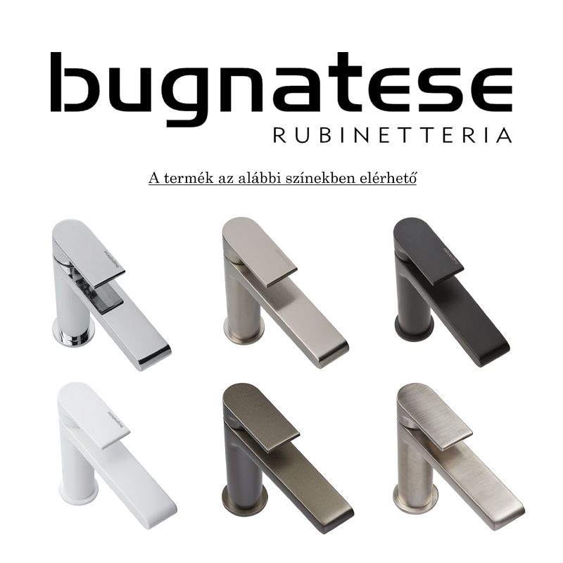 BUGNATESE 19771CR WELLNESS Minimalista zuhanyrúd MILLENOVECINQUANTA csaptelepekhez króm színben