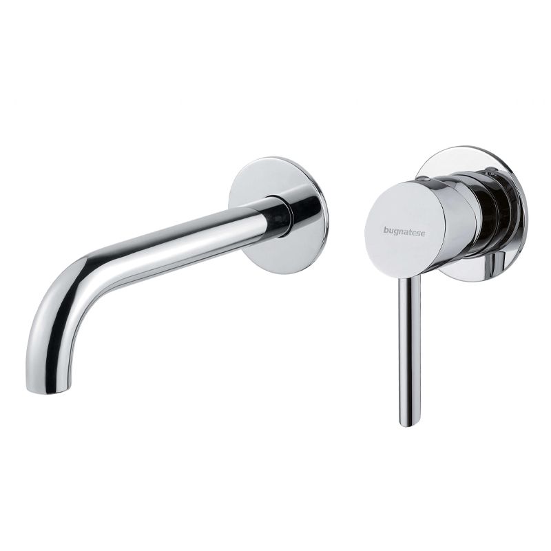 BUGNATESE 2151ECR Bugnatese Smart Fal alatti mosdócsaptelep 19 cm kifolyóval króm színben KÜLSŐ RÉSZ