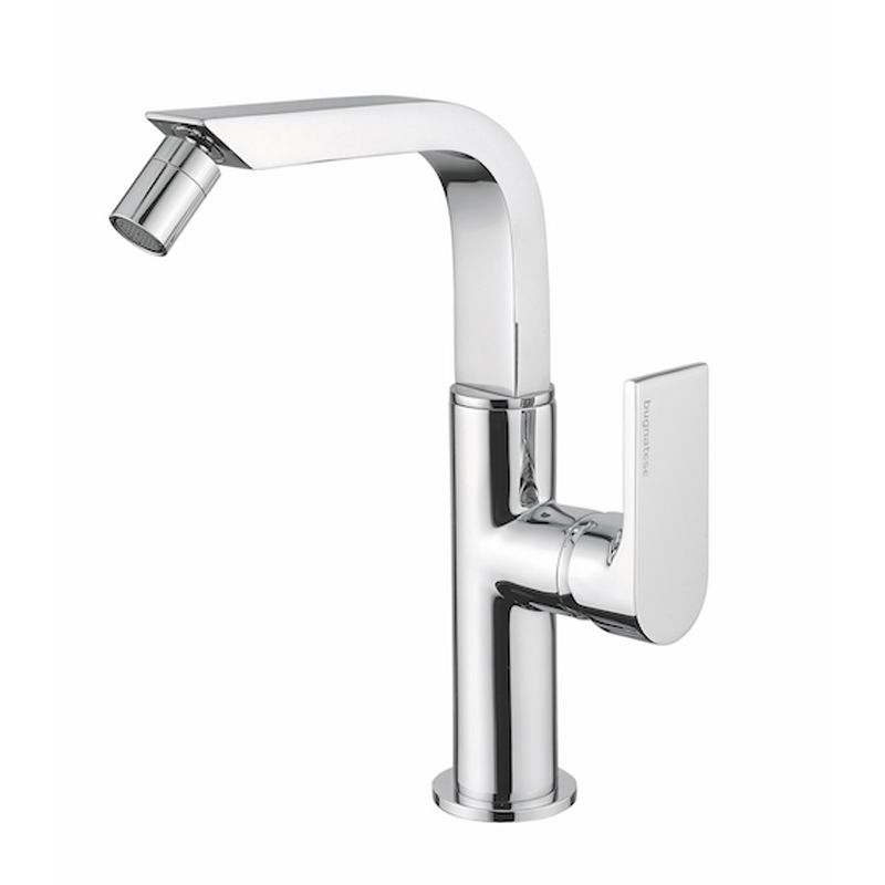 BUGNATESE 6625CR Bugnatese Simple Tört kifolyós bidet csaptelep leeresztővel króm színben