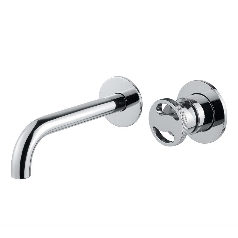 BUGNATESE 4651CR Bugnatese Millenovecinquanta Fal alatti mosdócsaptelep 19 cm kifolyóval króm színben