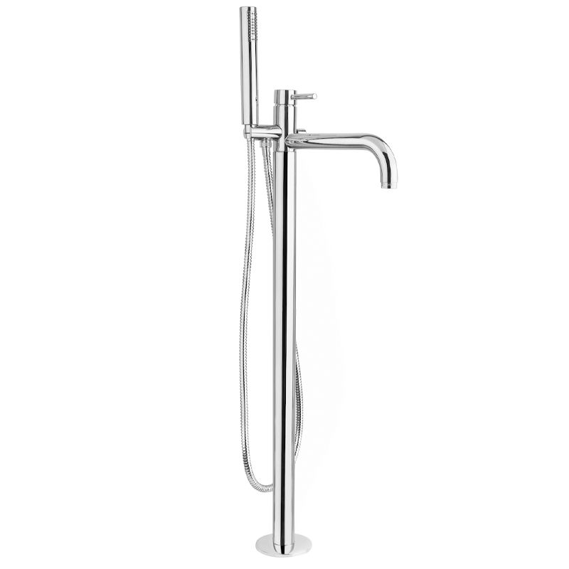 BUGNATESE 2260OS Bugnatese Kobuk Szabadonálló kádcsaptelep kézizuhannyal szálcsiszolt arany színben