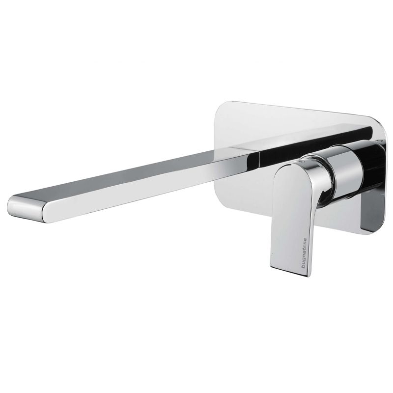 BUGNATESE 6647ECR Bugnatese Simple Fal alatti mosdócsaptelep 21 cm kifolyóval króm színben KÜLSŐ RÉSZ