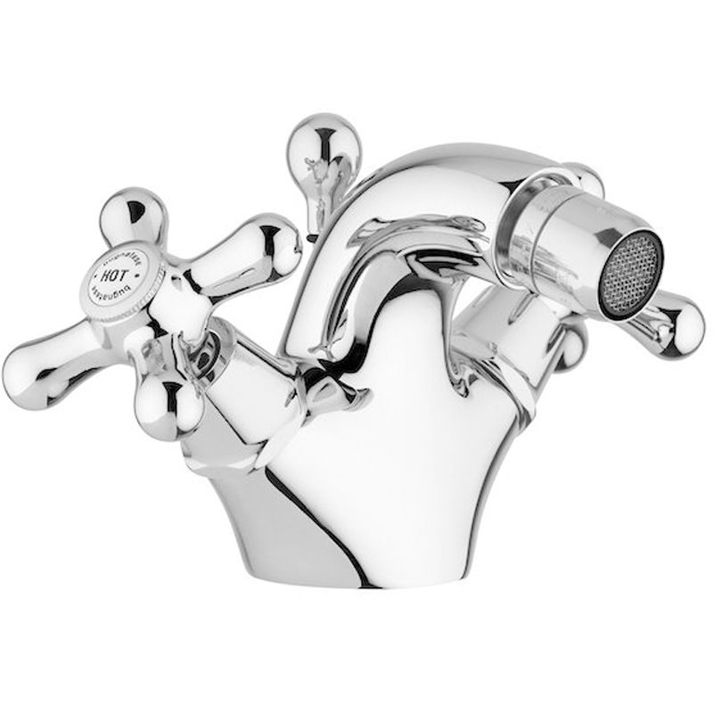 BUGNATESE 044CODO Bugnatese Old'800 Bidet csaptelep leeresztővel fehér-arany színben