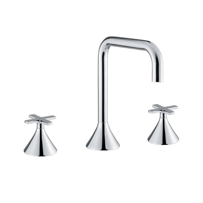 BUGNATESE 5512SOS Bugnatese Orion 3 üléses mosdócsaptelep leeresztő nélkül szálcsiszolt arany színben