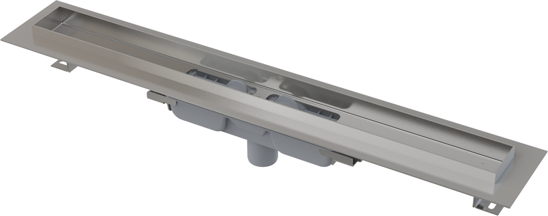 ALCAPLAST APZ1106 Professional Low alacsony Zuhanyfolyóka alaptest tömör rácshoz, függőleges lefolyóval APZ1106-850