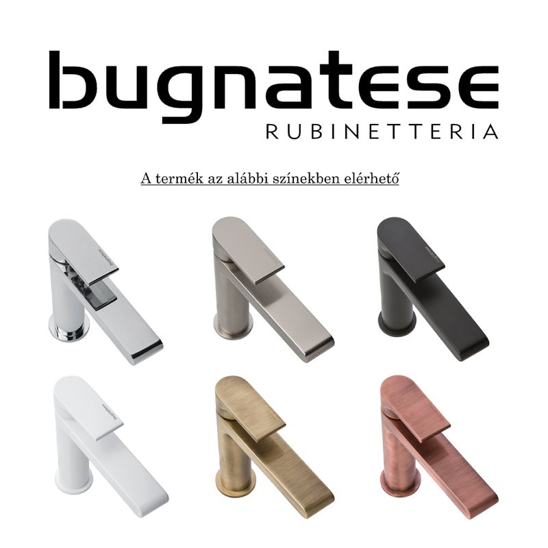 BUGNATESE 7334SCRA Bugnatese Rodos Mosdócsaptelep klikk-klakk leeresztővel rame színben