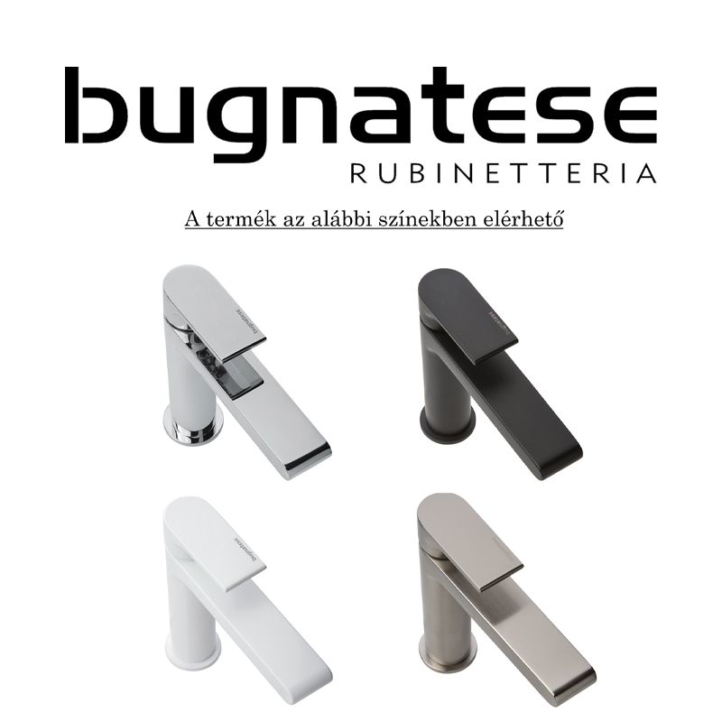 BUGNATESE 9645CR Bugnatese Tess Fal alatti mosdócsaptelep 21 cm kifolyóval króm színben