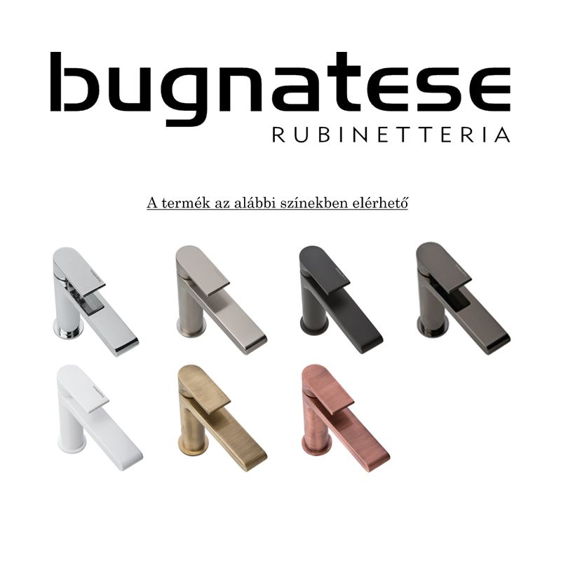 BUGNATESE 79848OP WELLNESS Kerek zuhanyfej 20 cm átmérővel zuhanykarral SIMPLE; TESS; KOBUK; SMART; MOON; RODOS csaptelepekhez matt fekete vagy fehér színben
