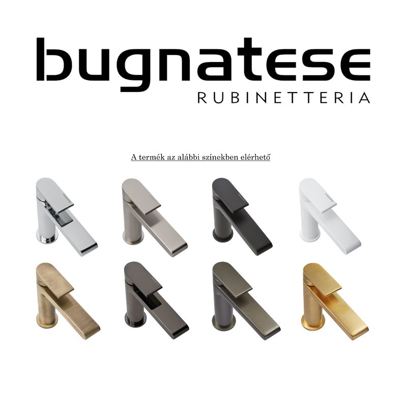 BUGNATESE 19320CR  Kifolyószár minimal (22 cm) króm színben