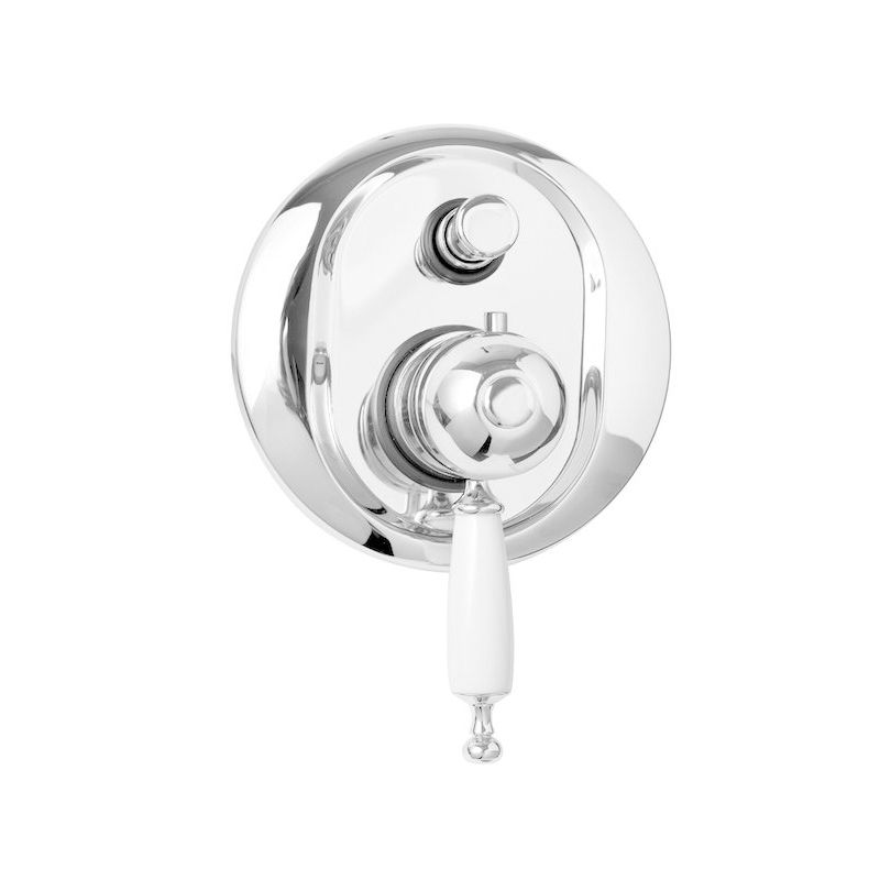 BUGNATESE 6378RA Bugnatese Oxford TERMOSTATICO Termosztátos fal  alatti váltós zuhanycsaptelep rame színben