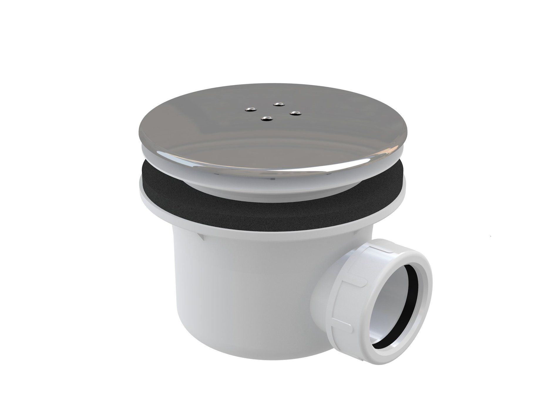 RAVAK X01314 Standard 90 zuhanytálca szifon (króm)