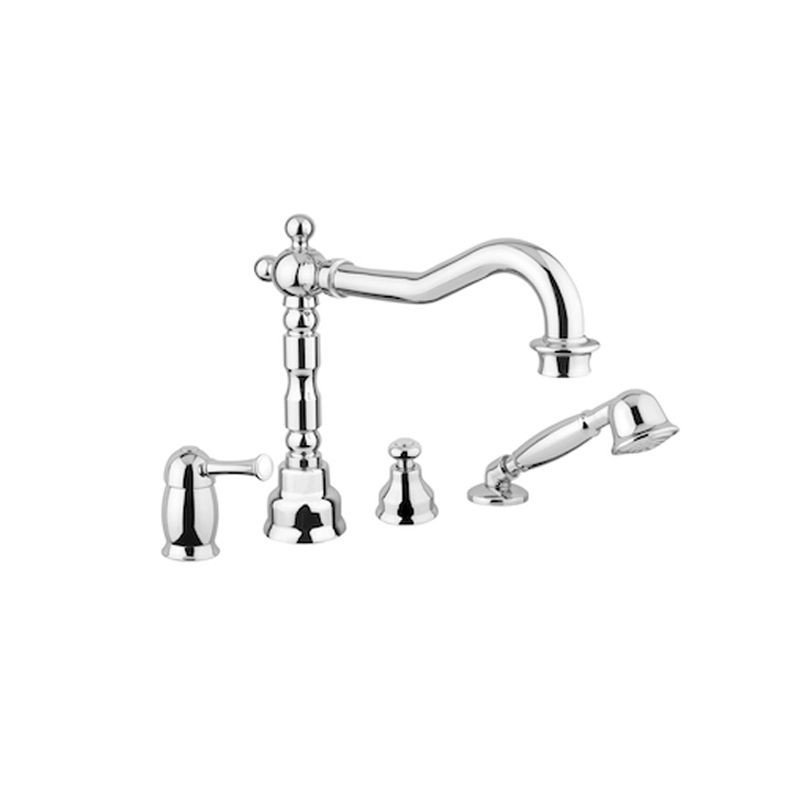 BUGNATESE 6455BR Bugnatese Denver Peremre szerelt 4 üléses kádcsaptelep bronz színben