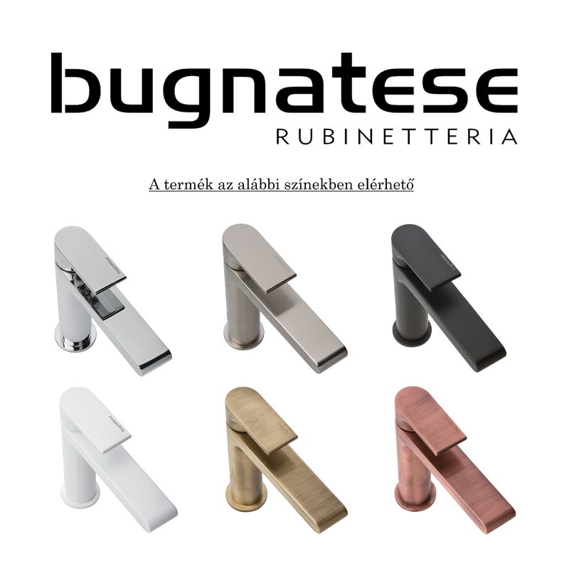 BUGNATESE 19781BR WELLNESS Zuhanytartó gégecsőcsatlakozóval minimalista bronz színben