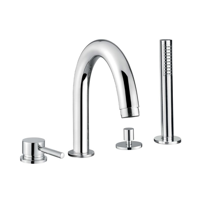 BUGNATESE 2255BR Bugnatese Kobuk Peremre szerelt 4 üléses kádcsaptelep bronz színben