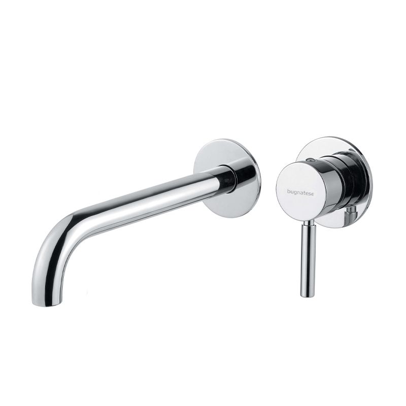 BUGNATESE 2246CR Bugnatese Kobuk Fal alatti mosdócsaptelep 22 cm kifolyóval króm színben