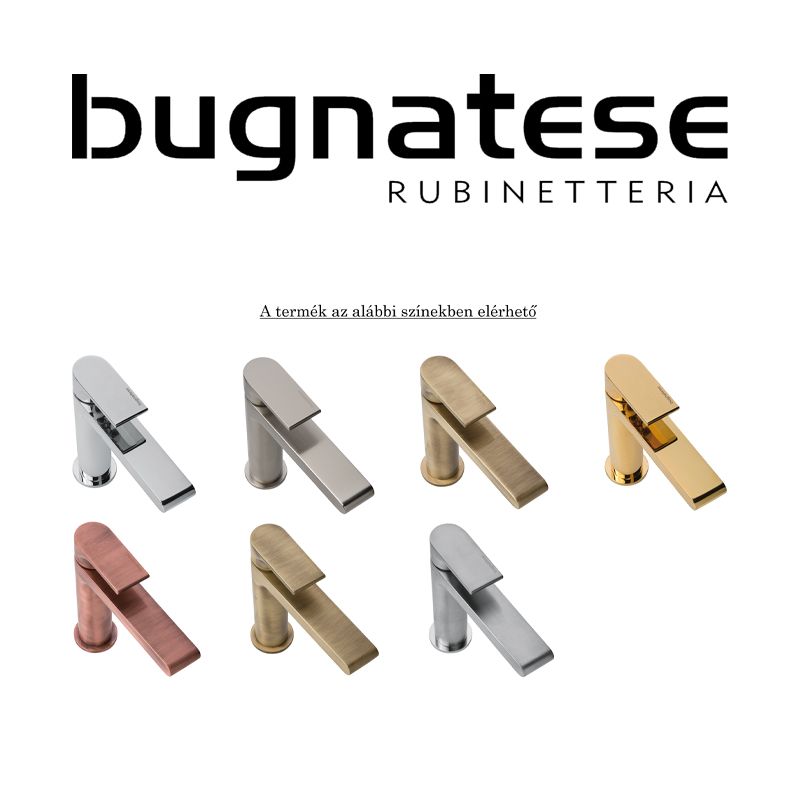 BUGNATESE 6340NS OXFORD Fali mosogatócsaptelep leeresztő nélkül szálcsiszolt nikkel színben
