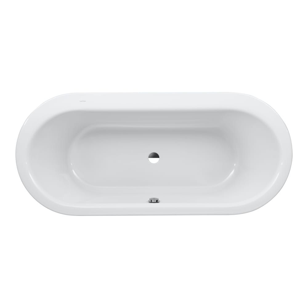 Laufen H2245110000001 SOLUTIONS ovális akril kád, beültethető változat, 180x80cm, tartókerettel