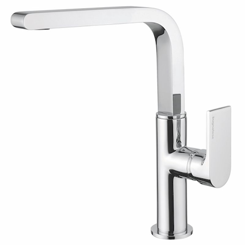 BUGNATESE 6618GF Bugnatese Simple Tört kifolyós Mosdócsaptelep leeresztővel grafit fekete színben