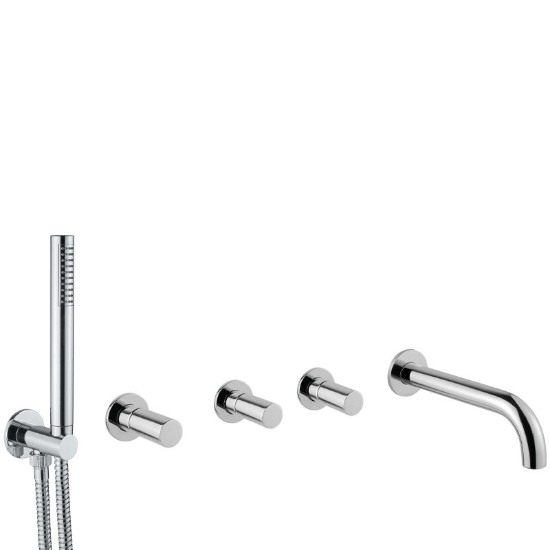 BUGNATESE 7119CR Bugnatese Moon Fal alatti rendszer kádbeömlővel és zuhanyszettel króm színben