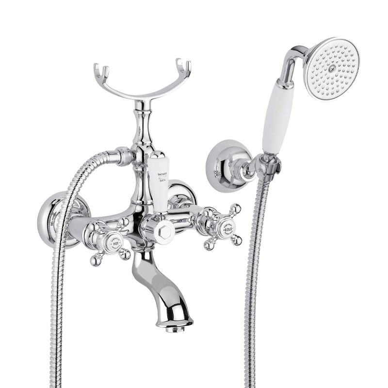 BUGNATESE 8302BR Bugnatese Arcadia Kádcsaptelep zuhanyszettel bronz színben