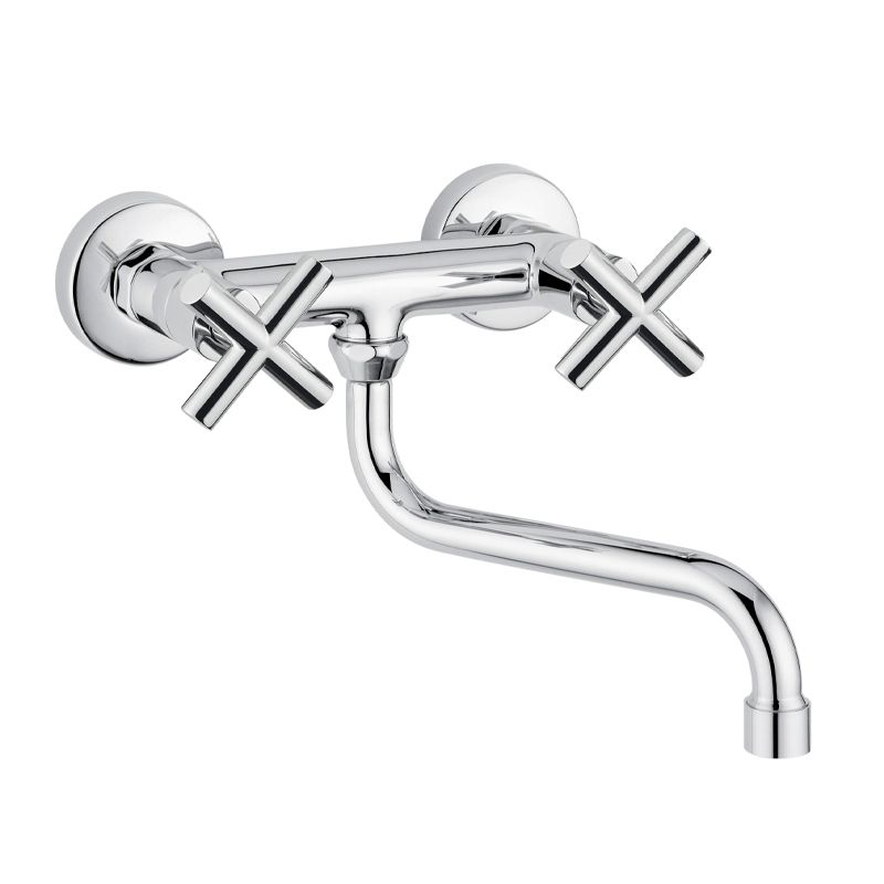 BUGNATESE 7352CR RODOS Fali mosogatócsaptelep leeresztő nélkül króm színben