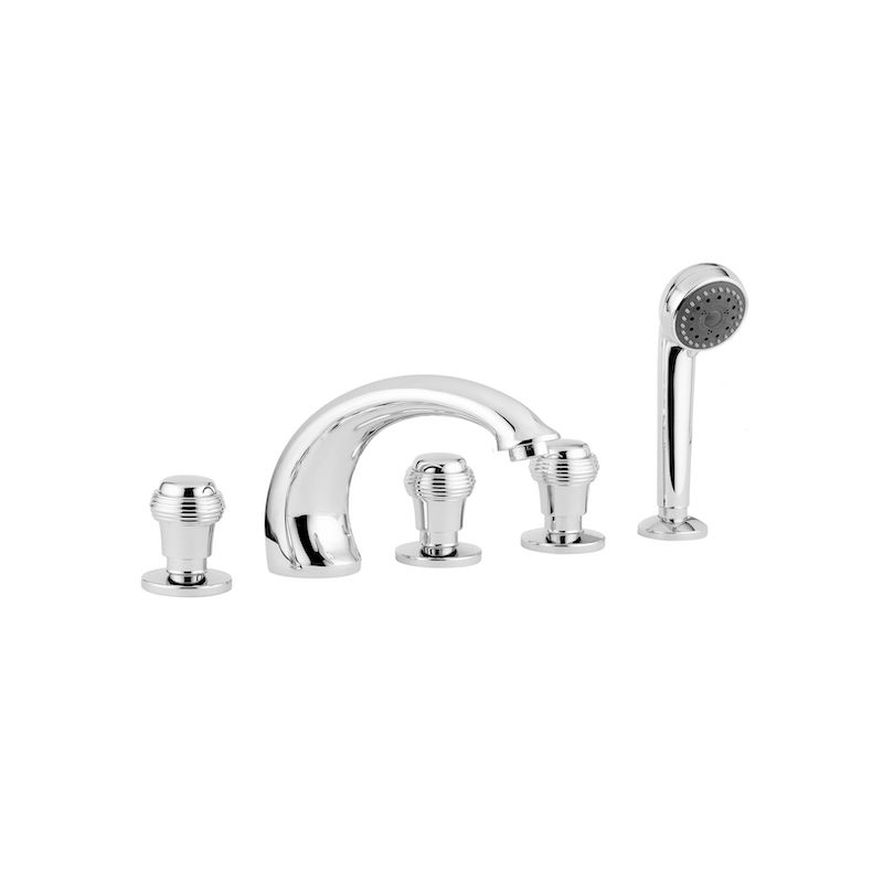 BUGNATESE 680BR Bugnatese Axo Peremre szerelt 5 üléses kádcsaptelep bronz színben